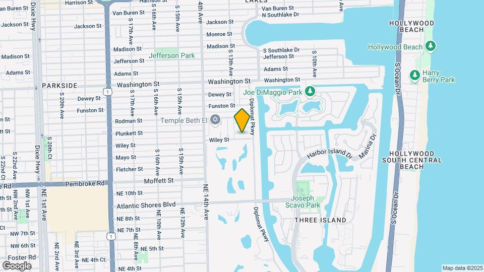 1245 Wiley St Map and Location Details