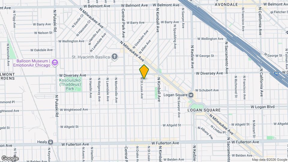 3451 W Parker Ave Map and Location Details