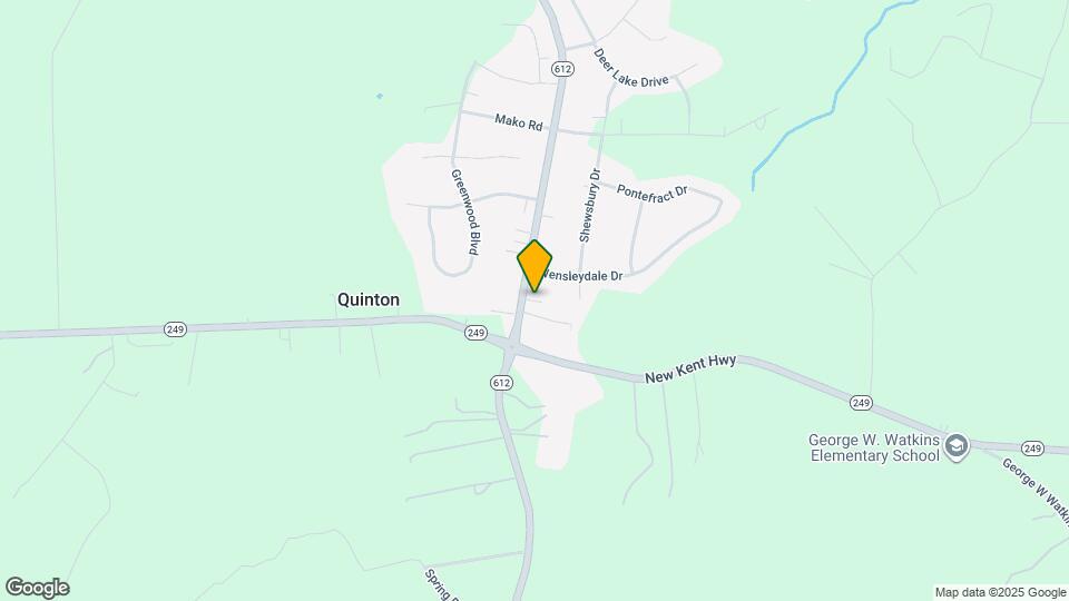 8721 Tunstall Rd Map and Location Details