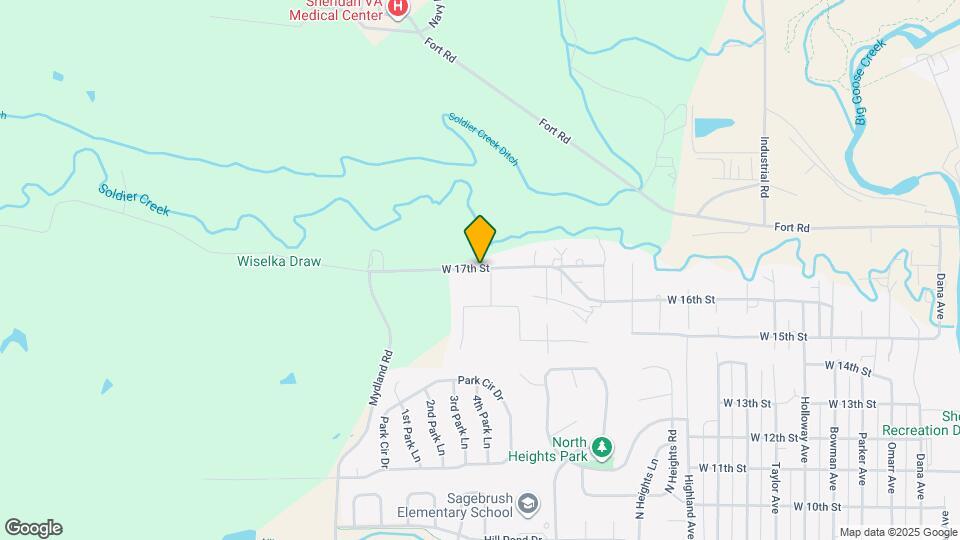 2020 W 17th St Map and Location Details