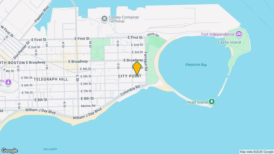 847 E 5th St, Unit 1 Map and Location Details
