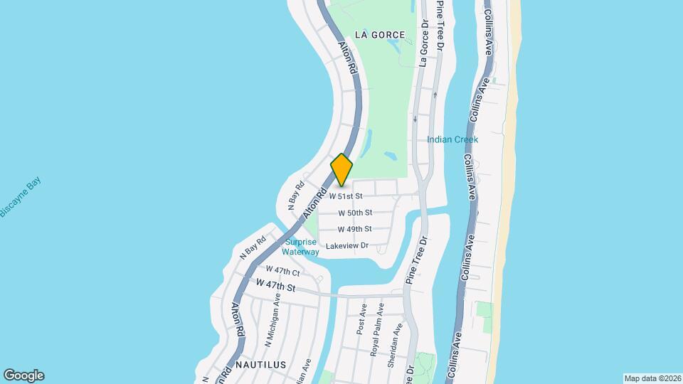 725 W 51st St Map and Location Details