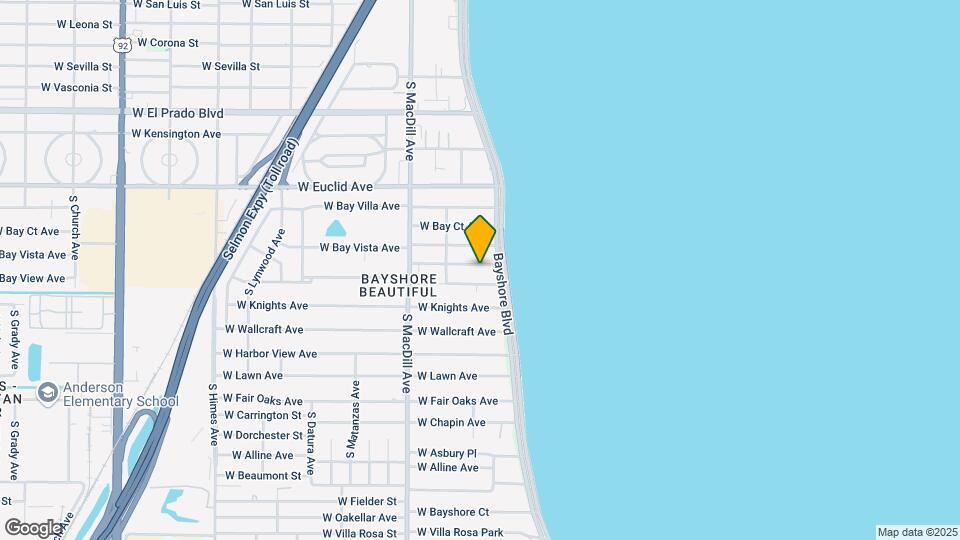 4015 Bayshore Blvd Map and Location Details