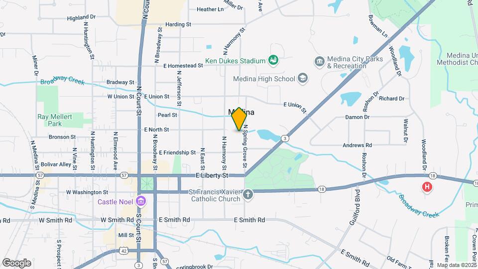 251 N Spring Grove St Map and Location Details