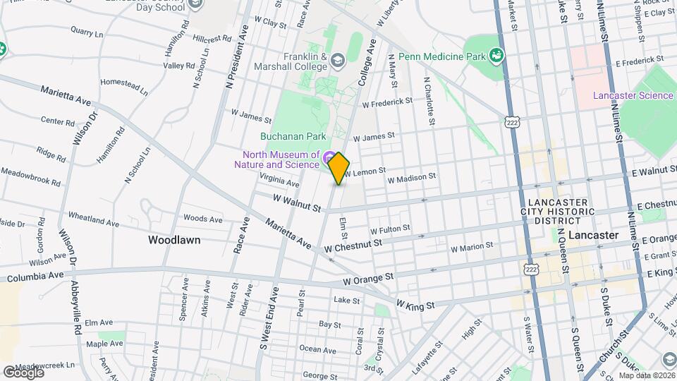343 College Ave, Unit 1 Map and Location Details