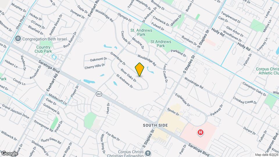 5305 Greenbriar Dr Map and Location Details