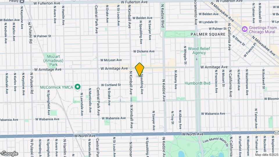 1920 N Spaulding Ave Map and Location Details