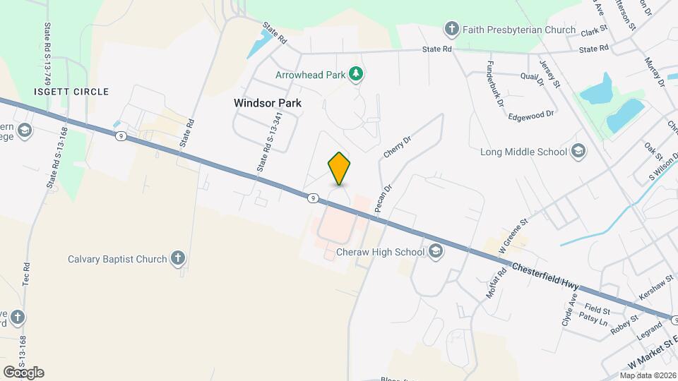 Pecan Commons Map and Location Details