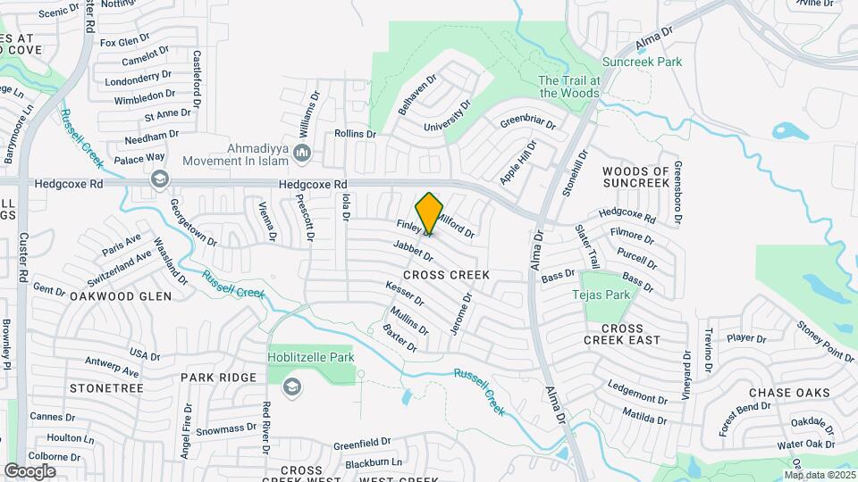 1340 Finley Dr Map and Location Details