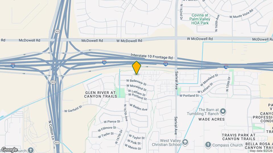 16633 W Culver St Map and Location Details