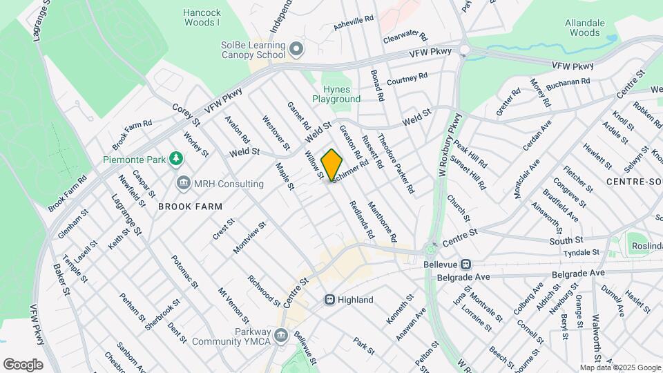 121-123-123 Willow St Map and Location Details