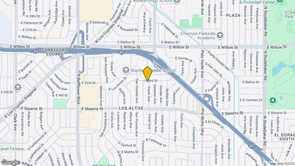 2281 Faust Ave Map and Location Details