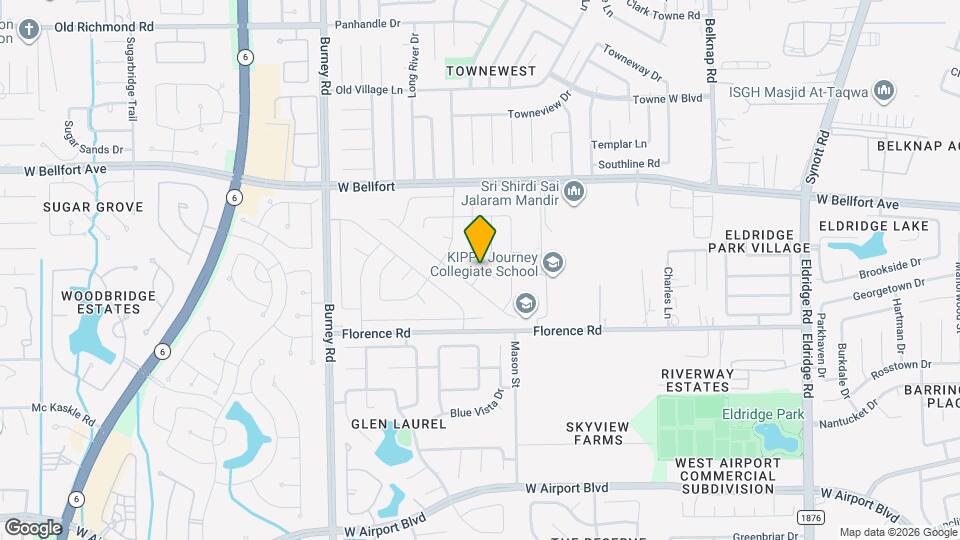 10810 Lakewood Oaks Dr Map and Location Details