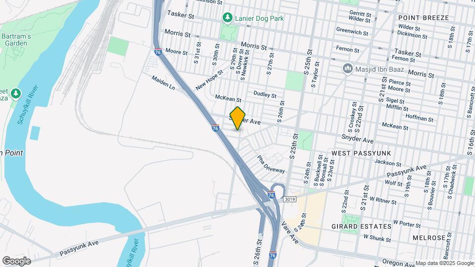 2802 Winton Street, Unit 2nd fl Map and Location Details