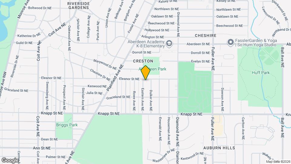 2152 Eastern Ave NE Map and Location Details