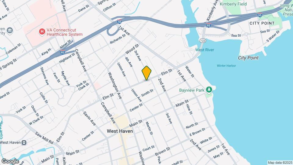 162 Elm St, Unit 2 Map and Location Details
