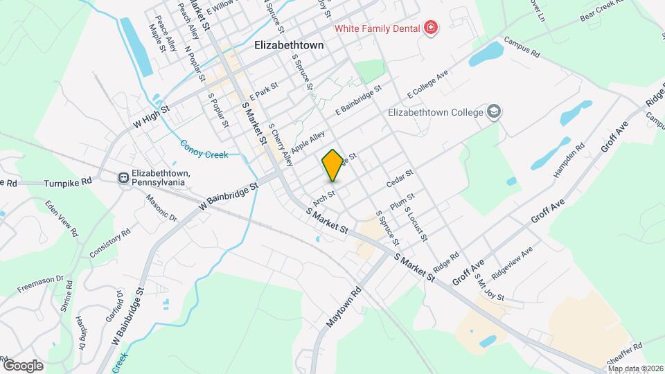 550 S Hanover St Map and Location Details