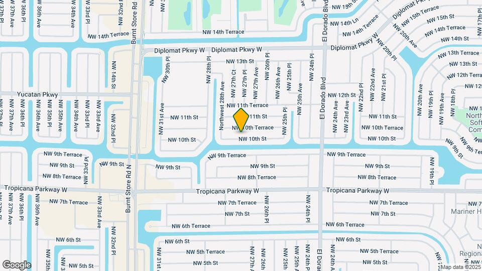 2719 NW 10th St Map and Location Details
