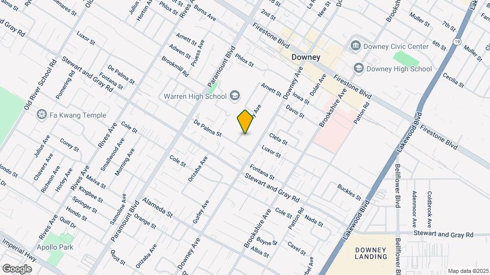 11736 Gurley Ave Map and Location Details