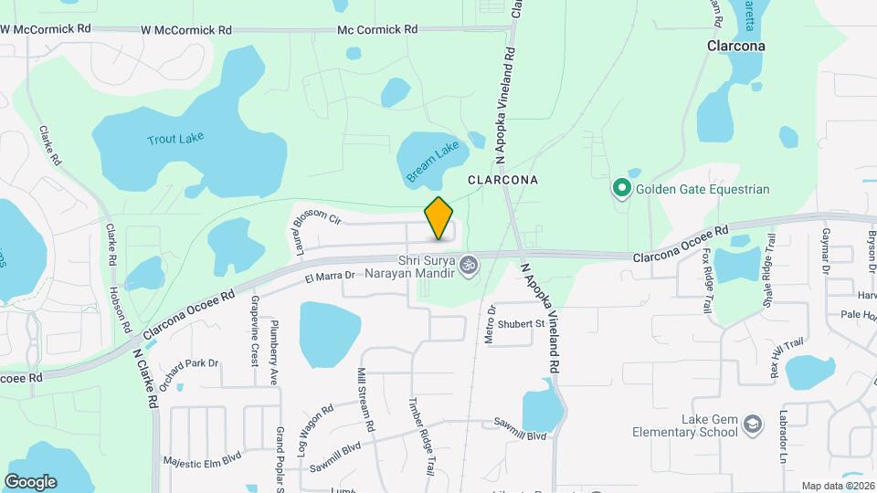 2424 Laurel Blossom Cir Map and Location Details