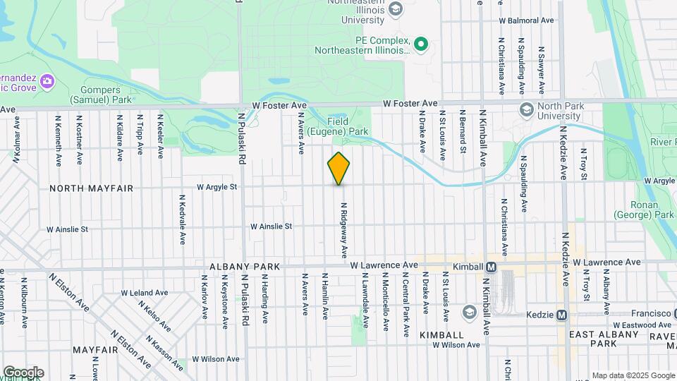 4956 N Ridgeway Ave Map and Location Details