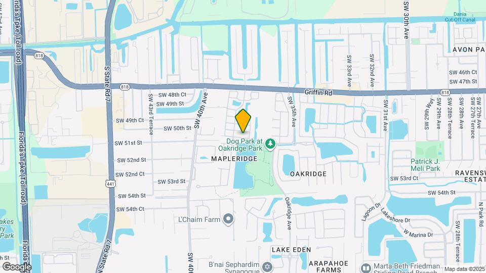 3729 SW 51st St Map and Location Details