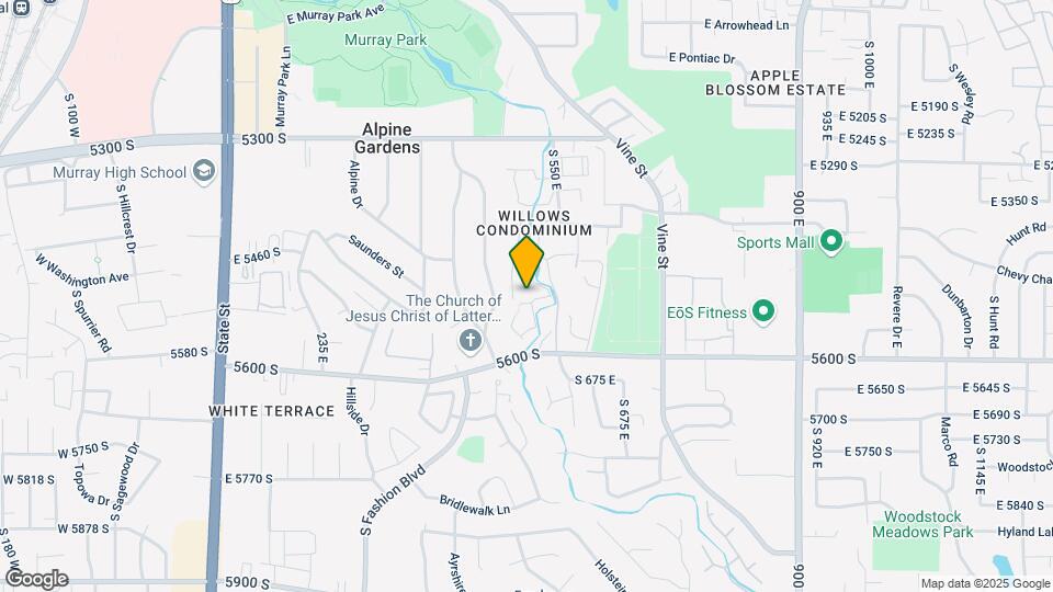 5529 S Willow Ln Map and Location Details