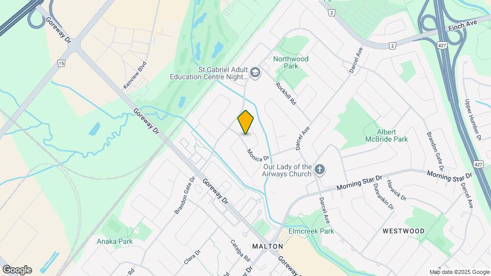 3507 Monica Dr Map and Location Details