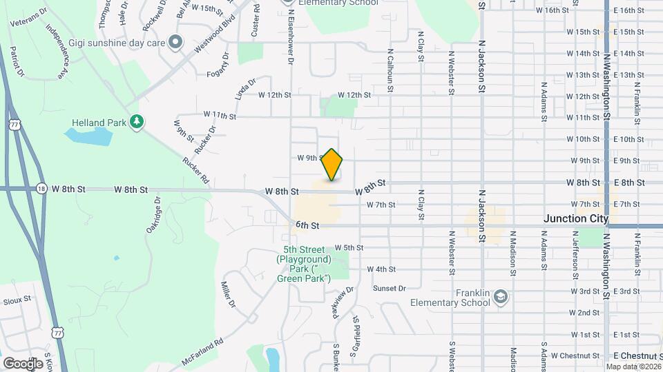 932 W 8th St Map and Location Details