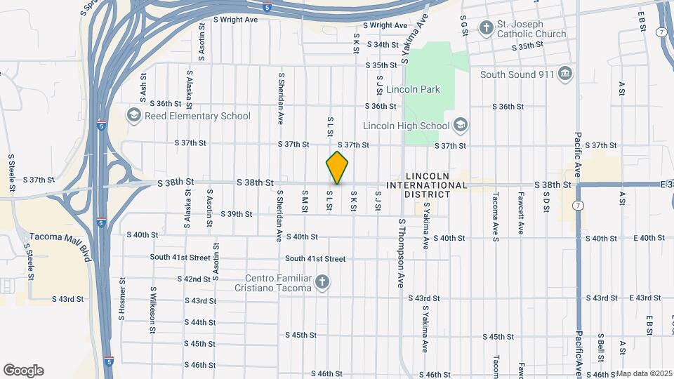 1118 S 38th St Map and Location Details