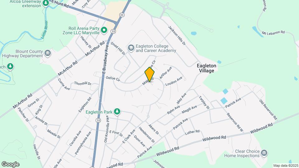 407 Douglas Ave Map and Location Details