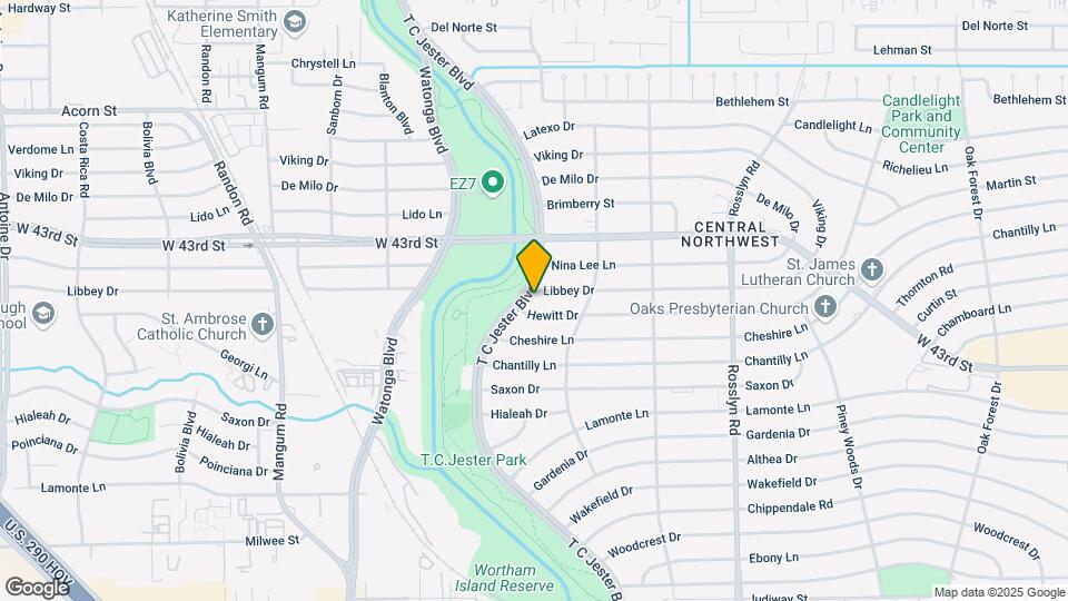 4262 T C Jester Blvd Map and Location Details