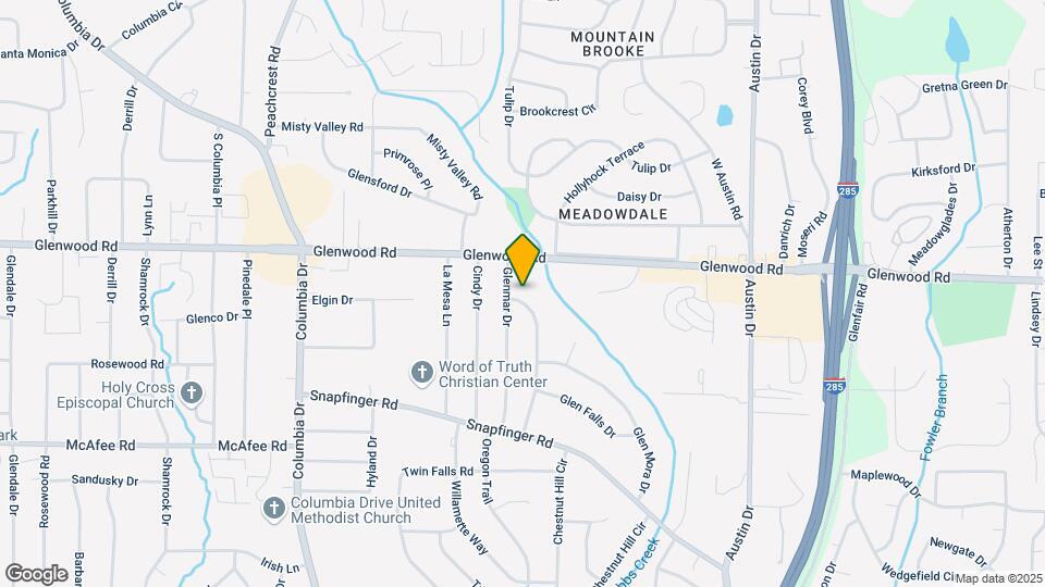 1858 Glen Echo Dr Map and Location Details