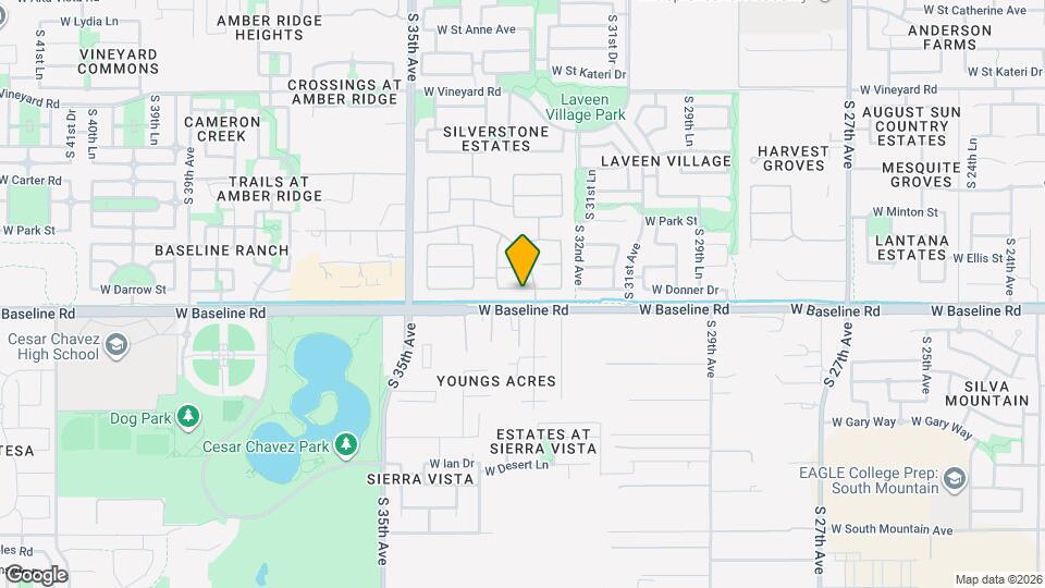 3311 W Donner Dr Mapa y Detalles de la Ubicación