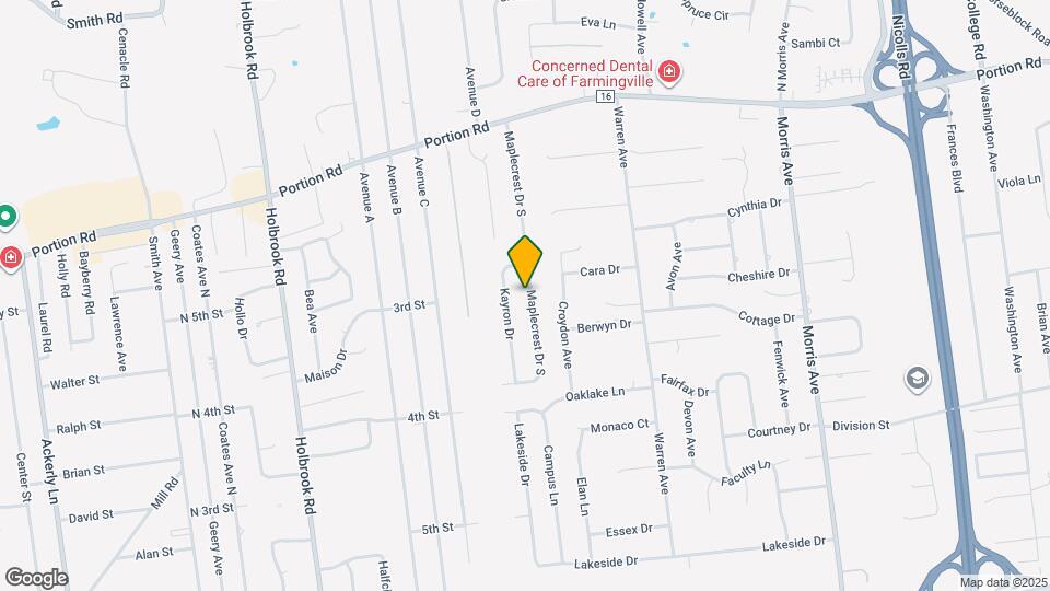 212 Maplecrest Dr S-Unit -1st Floor Map and Location Details