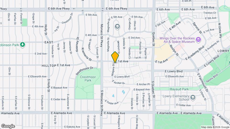 80 Niagara St Map and Location Details