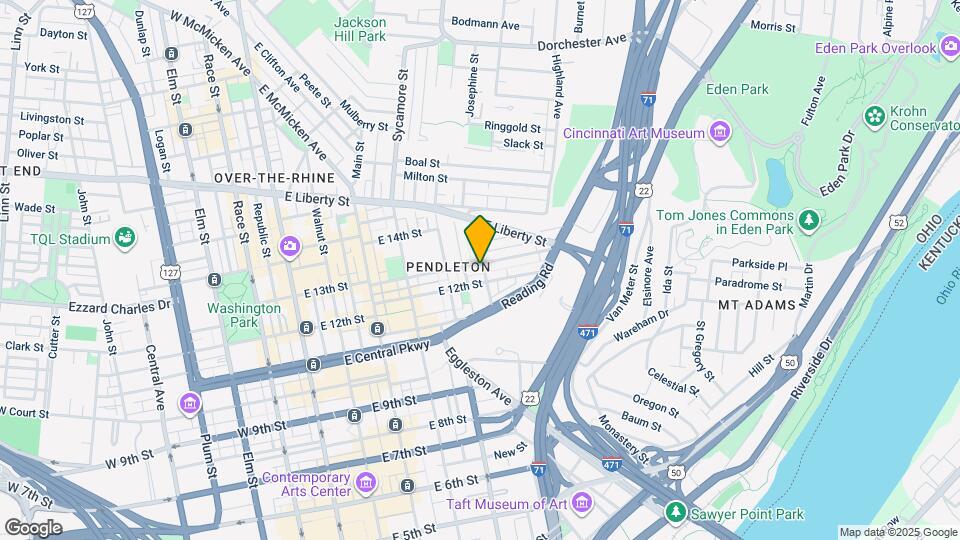 433 E 13th St Map and Location Details