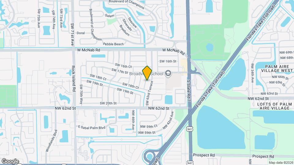 1810 SW 64th Ave Mapa y Detalles de la Ubicación