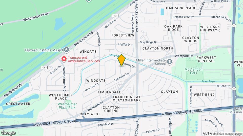 3719 Straightfork Dr Map and Location Details