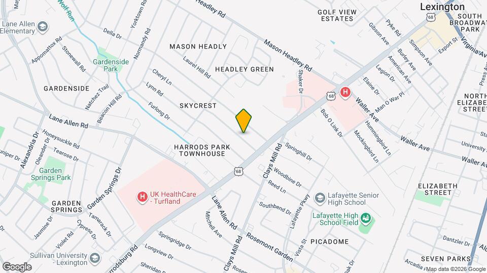 721 Cheryl Ln Mapa y Detalles de la Ubicación