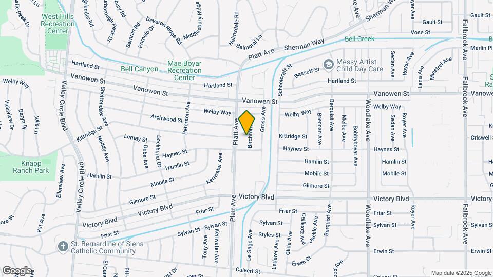 6627 Birchton Ave Map and Location Details