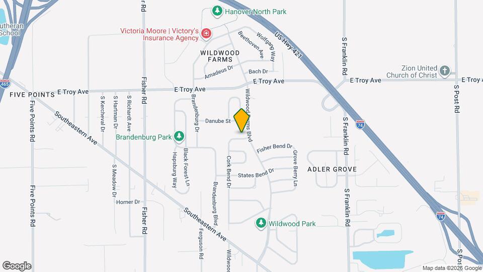 3218 Cork Bend Dr Mapa y Detalles de la Ubicación