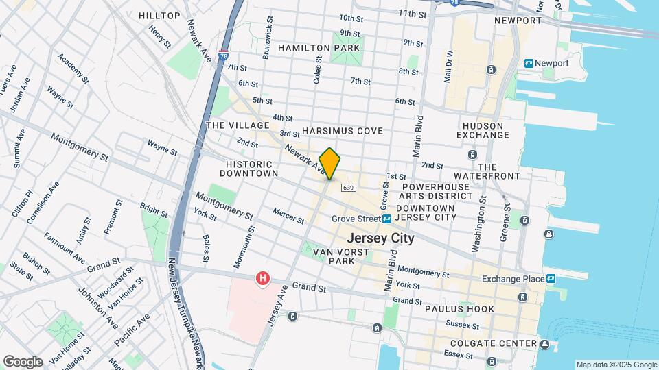 538 Jersey Ave Map and Location Details