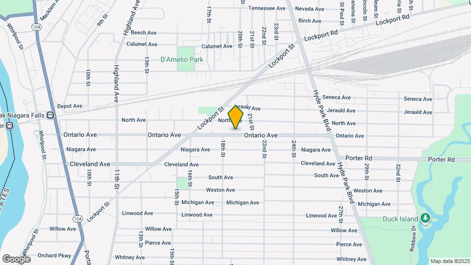 1822 Ontario Ave Map and Location Details