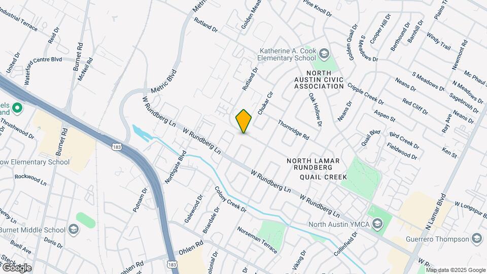 1619 Rutland Dr Map and Location Details