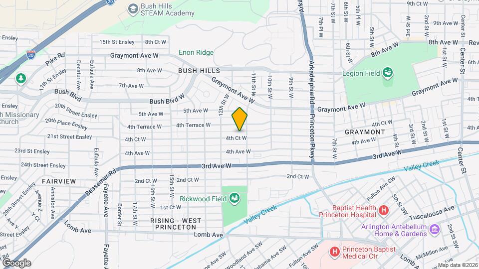 1108 4th Ct W Map and Location Details