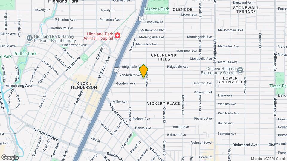 5247 Goodwin Ave Map and Location Details