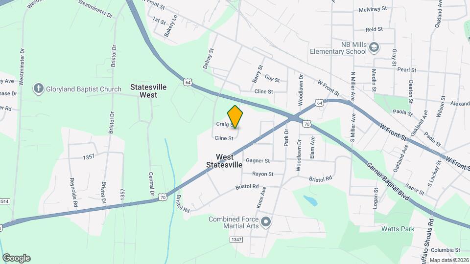 2304 Cline St Mapa y Detalles de la Ubicación