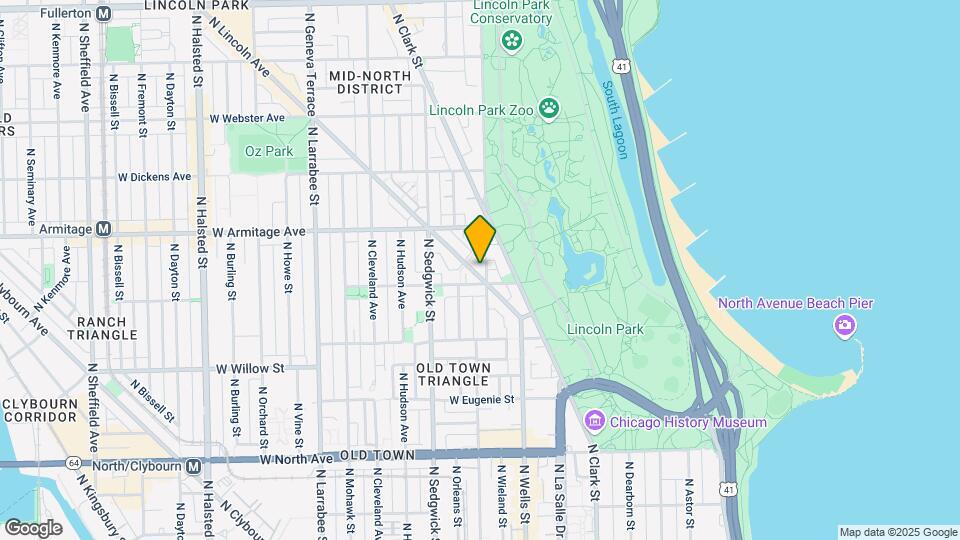 1916 N Lincoln Ave, Unit 302 Map and Location Details