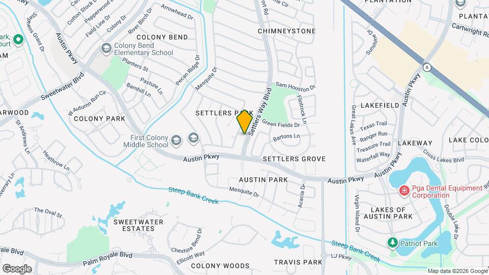 3206 Settlers Way Blvd Map and Location Details